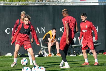Galatasaray, Alanyaspor Maçı öncesi son antrenmanını tamamladı