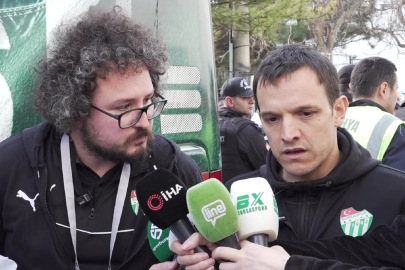 Bursaspor Teknik Direktörü Batalla: 'Umduğumuzun tam tersi bir maç oldu'