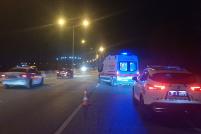 Mudanya-Bursa yolunda korkutan kaza: 1 yaralı