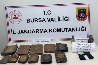 İnegöl’de jandarmadan tarihi eser operasyonu