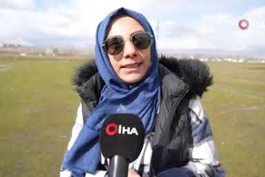 Muş Ovası'nda görsel şölen