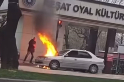 Bursa'da sürücünün başına gelen talihsiz olay: Alev alıp yandı