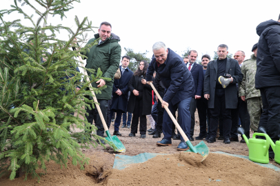 Bursa ve ilçelerinde binlerce fidan toprakla buluştu