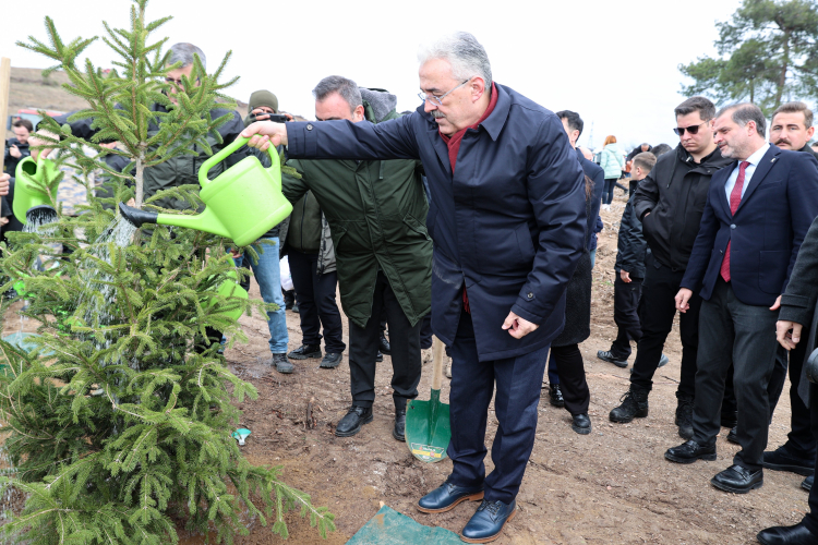 Bursa ve ilçelerinde binlerce fidan toprakla buluştu - Bursa Hayat Gazetesi-2