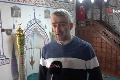 500 Yıllık Hacı Abdullah Camii’nin iç tasvirleri, ziyaretçileri etkiliyor