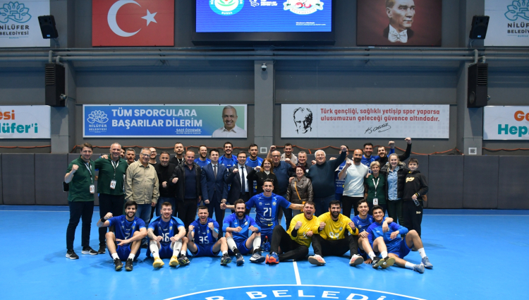 Nilüfer Belediyespor Erkek Hentbol Takımı zirve takibini sürdürdü - Bursa Hayat Gazetesi-2