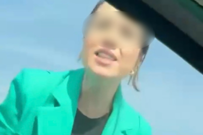 Bursa'da şerit ihlali nedeniyle kadın sürücüler arasında gergin anlar!