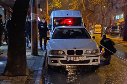 Bursa'da park halindeki araca ateş açan şahıs mezarlıkta yakalandı