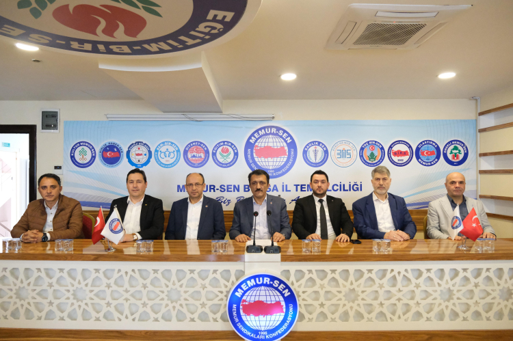 Memur-Sen’in Bursa bayramlaşma programında İsrail’e tepki gösterildi - Bursa Hayat Gazetesi-2