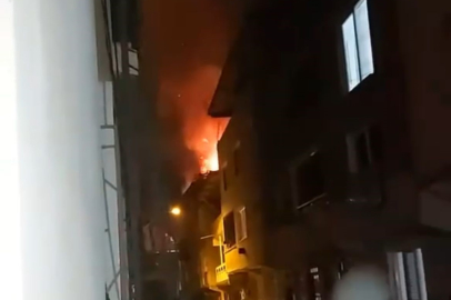 Bursa’da 3 katlı binada çıkan yangın panik yarattı!