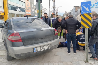 İnegöl'de otomobil ile bisiklet çarpıştı: 12 yaşındaki çocuk yaralandı
