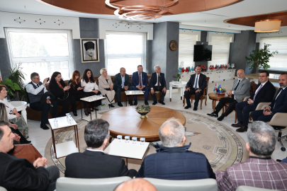 Nilüfer Belediyesi kardeş şehirden gelen heyeti ağırladı