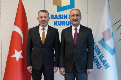 Rektör Kırışık'tan Basın İlan Kurumu Genel Müdürü Erkılınç'a ziyaret