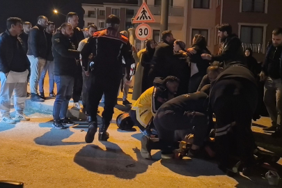 Bursa'da kaza sonrası arbede!