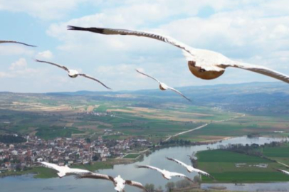 Bursa'da gökyüzünde görsel ziyafet