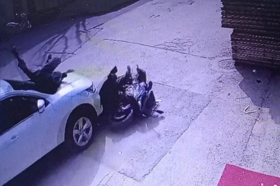İnegöl’de otomobil ile motosiklet çarpıştı: 1 kişi yaralandı