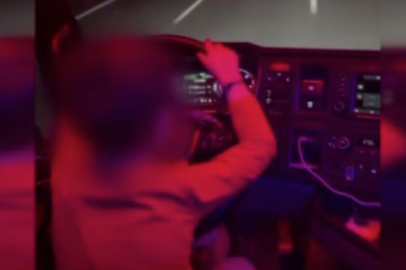 İnegöl’de minik sürücü şaşırttı!