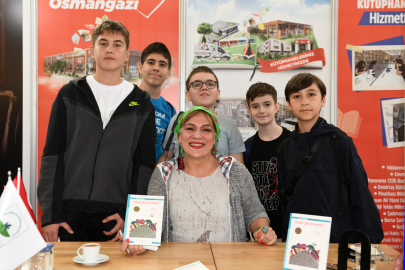 Osmangazi Belediyesi’nden minik okurlara Halime Yıldız sürprizi