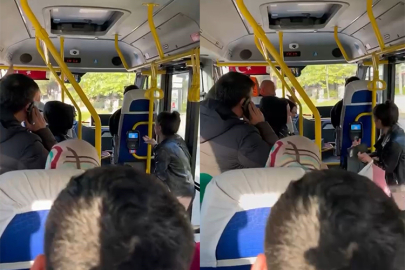 Bursa'da minibüste gergin anlar! Şoför yolcu seçti, yolcular tepki gösterdi