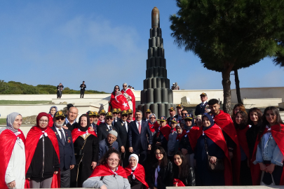 Bursalılar şehitlerini unutmadı! Çanakkale'de vefa nöbeti