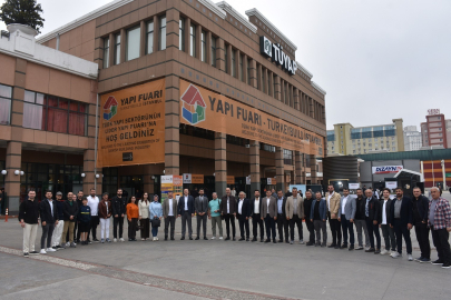 İMSİAD üyeleriyle birlikte yapı sektöründeki yenilikleri yerinde gözlemledi