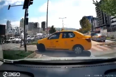 Bursa'da taksi şoföründen görülmemiş kural tanımazlık!