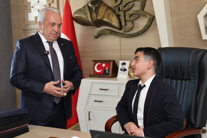 Nilüfer’in küçük başkanı göreve hızlı başladı