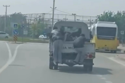 Bursa’da trafikte tehlikeli yolculuk!