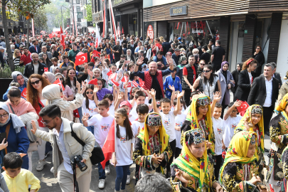 Osmangazi’de binlerce kişi kortej yürüyüşünde buluştu