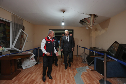 Bursa Valisi Erol Ayyıldız'dan AFAD Eğitim Merkezi ve Hizmet Binası'nda inceleme