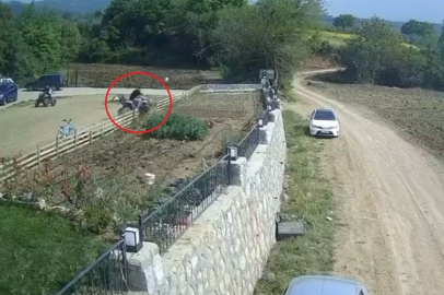 Bursa’da ATV kazası kamerada!