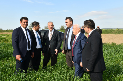 Mustafakemalpaşa’da üreten belediyecilik: Buğdaydan sonra sırada ayçiçeği var