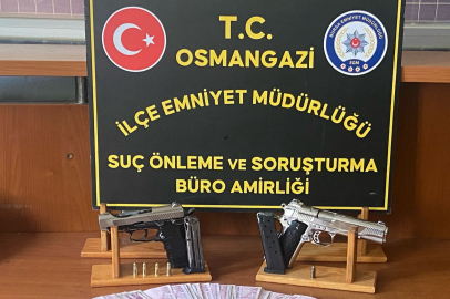 Bursa'da silah ve uyuşturucu operasyonu: 10 kişi tutuklandı