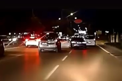 Bursa'da trafikte terör estiren sürücüye ceza!
