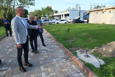 Karacabey Atatürk Kültür Parkı'nda kapsamlı aydınlatma çalışması