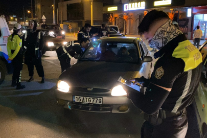 İnegöl’de 150 polisle denetim: 32 araca 125 bin TL ceza kesildi