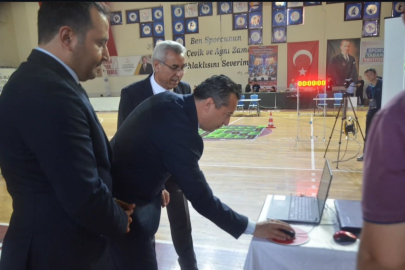 Bursa Gemlik'te ilk kez ortaokullar arası robot yarışması düzenlendi