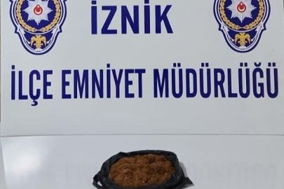 İznik'te şüpheli araçtan yasaklı madde çıktı: 1 kişi tutuklandı