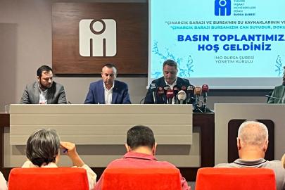 İMO Bursa’dan su krizi uyarısı: “Çınarcık Barajı sanayiye değil, halka aittir”