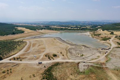 Her yaz benzer manzara! Ülküköy Göleti can çekişiyor