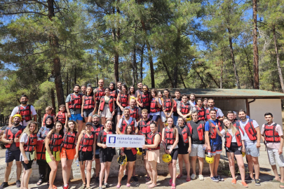 Mimarlar Odası Bursa Şubesi, üyelerini raftingde buluşturdu