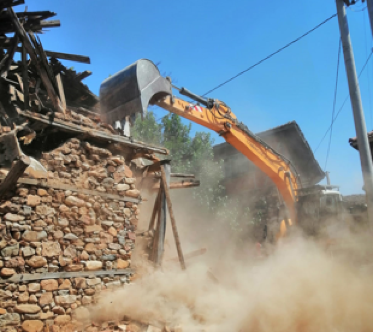 Osmangazi ilçesi Güneybudaklar Mahallesi’nde yıkım! -Bursa Hayat-2