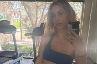 Hazal Kaya'nın spor sonrası paylaşımı dikkat çekti!