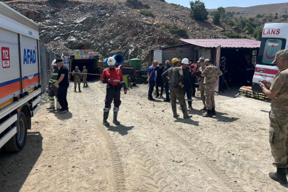 Elazığ'da maden ocağında göçük! Çok sayıda ekip sevk edildi