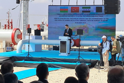 Türkiye-Suriye Doğal Gaz Boru Hattı törenle açıldı!