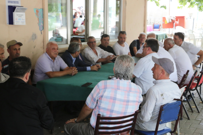 BESOB'dan yangın bölgesine ziyaret! Esnaf, afetzedelerin yanında