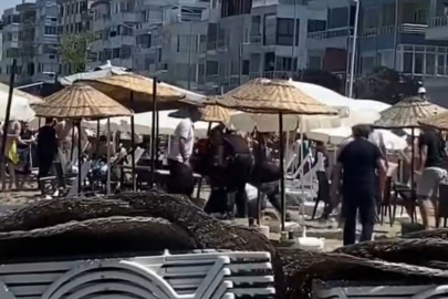 Bursa'da ücretsiz plajda kriz! Zabıta ile yumruklaştılar
