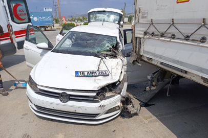 İnegöl’de feci tır kazası!