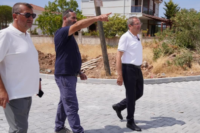 Ayvalık’ta 30 bin metrekarelik yol asfaltlandı