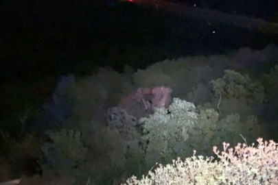 Bursa’da kamyon şarampole yuvarlandı: 1 yaralı!